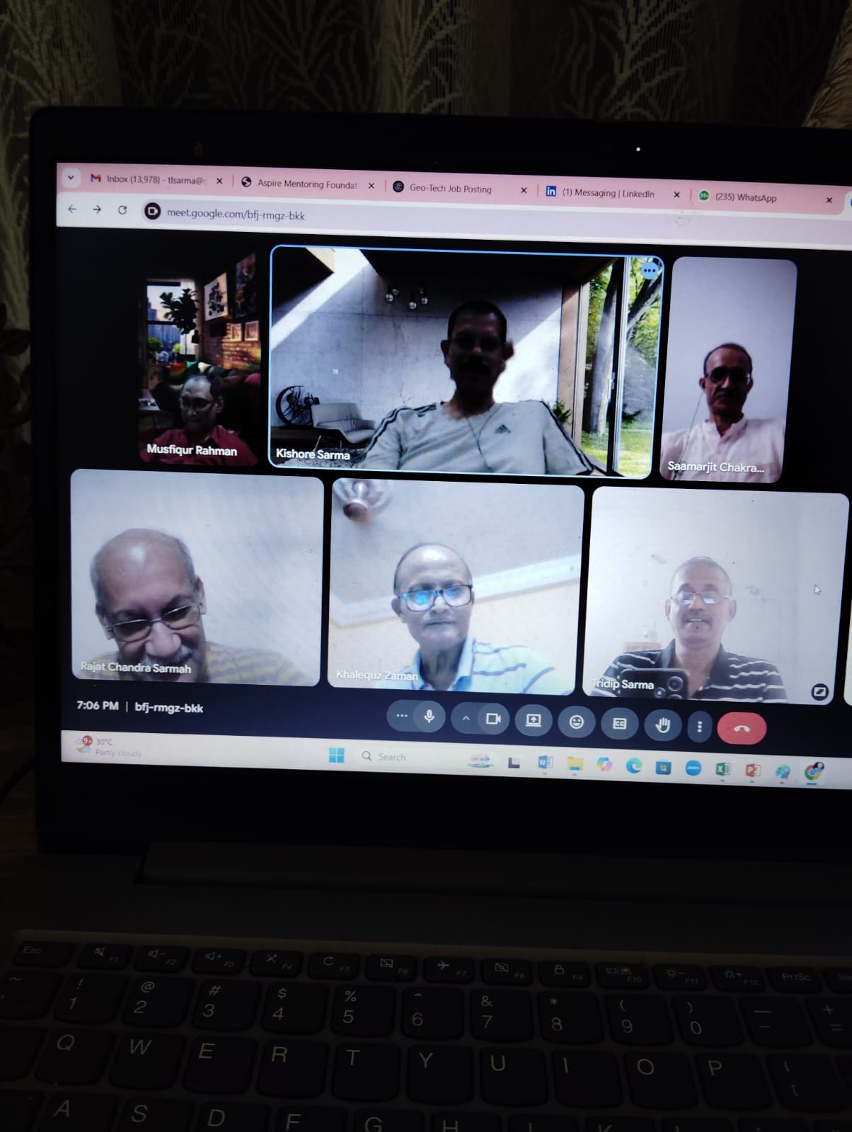 Mentorship Video conferencing